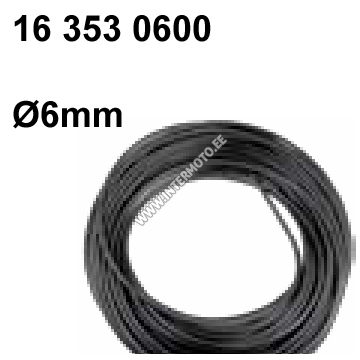 OUTER CABLE ROUND WIRE Ø 6mm 1 Meter