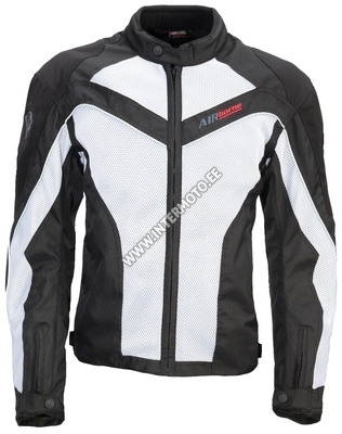 TIEXTILE JACKET AIRVISION BLACK/WHITE